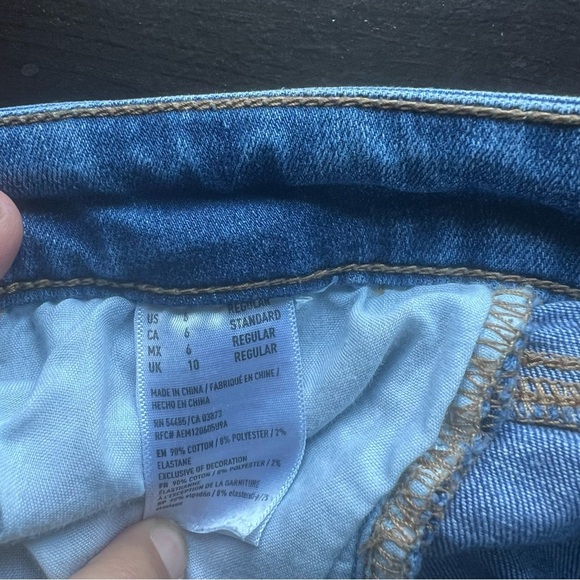 American Eagle Outfitters Super Stretch Hi Rise Jeggings Size 6 - Picture 6 of 6